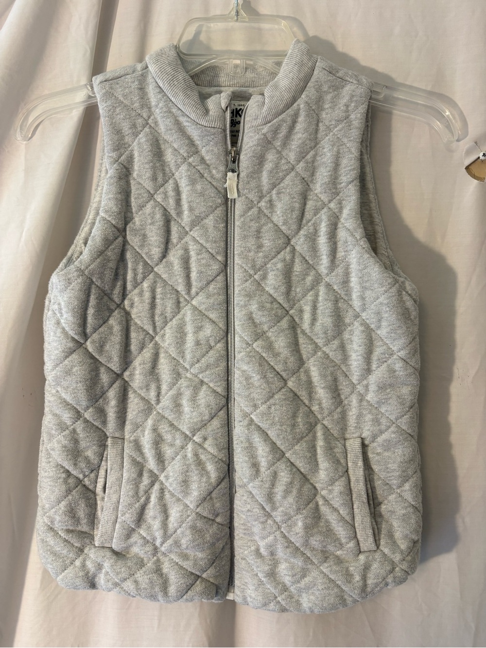 OshKosh B'gosh Heather Gray Quilted Puffer Vest